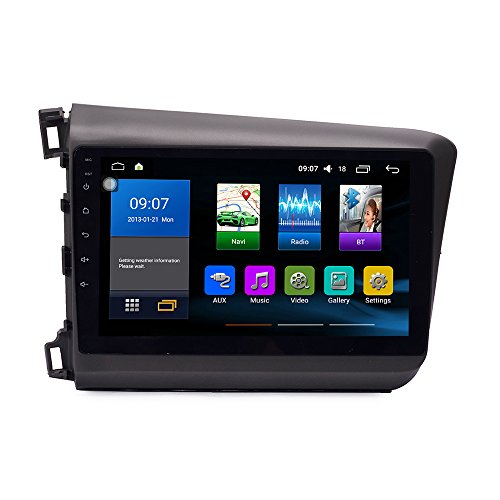 Android 10 Autoradio Car Navigation Stereo Multimedia Player GPS Radio IPS 2.5D Touch Screen for Honda Civic 2012-2015