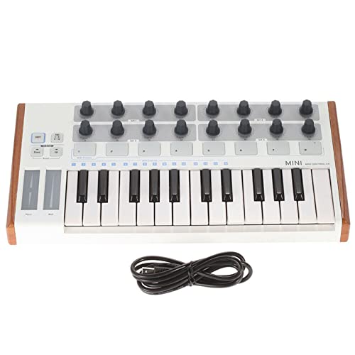 不明 25 ノート キーボード ドラム パッド MINI 25 キー 超ポータブル USB MIDI キーボード コントローラー 電子キーボード の商品画像 5