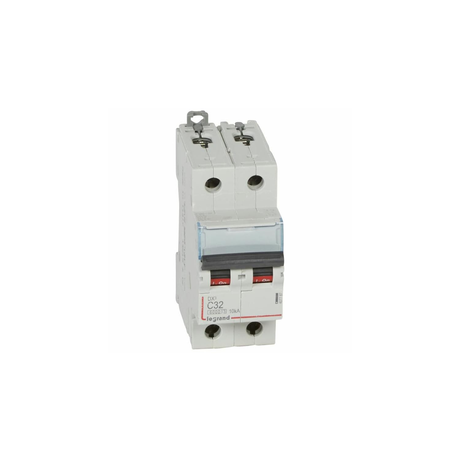 407787 Disjoncteur bipolaire 32A - 2P Courbe C - 6/10kA - À vis - Legrand DX3