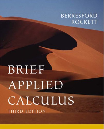 Brief Applied Calculus for Business