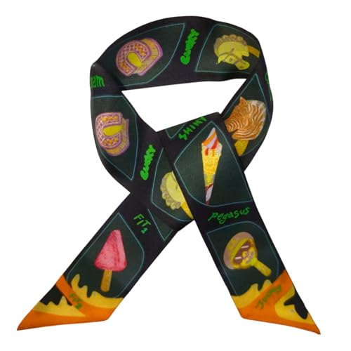 Image of Pure Mulberry Silk Scarf - Lightweight Neckerchief,Packed Handbag Band Hair Neck Scarves for Fashion Gifts