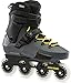 Rollerblade Twister Edge 235 - Patines en línea para Hombre, Color Gris y Amarillo