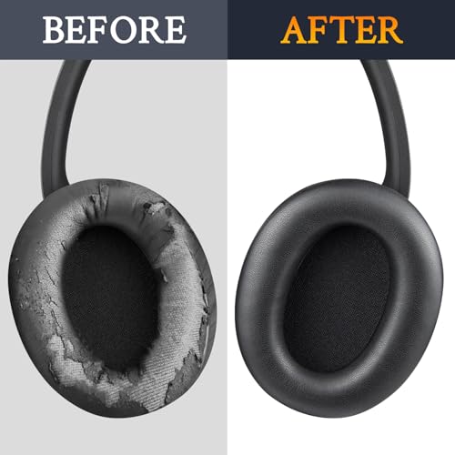 SOULWIT Earpads para Sony WH-CH710N/CH720N - Negro | para auriculares inalámbricos WH-CH710N(WHCH710N)/WH-CH720N(WHCH720N) miniatura 7