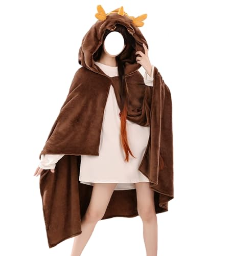 Tomioka Cosplay-Klimaanlagen-Decke, Anime-Cosplay, Kapuzenumhang, Schal, Wickeltuch, Nickerchen, Steppdecke, Kapuzenumhang, Zhong, Einheitsgröße