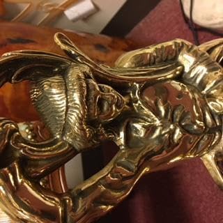 新品　最終お値下げクラシック 傘立て　ゴールド　送料無料 2623-1.jpg