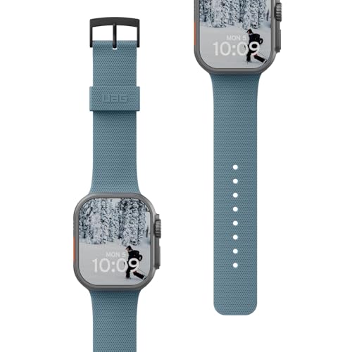 Image of Urban Armor Gear UAG Replacement Watch Strap, DOT V2 Strap / Watch Band Designed for Apple Watch (49mm / 46mm / 45mm / 44mm) (Series 4-11 / Ultra 3 / Ultra 2 / Ultra /SE / SE2 ) (Watch NOT Included) - Cloud Blue