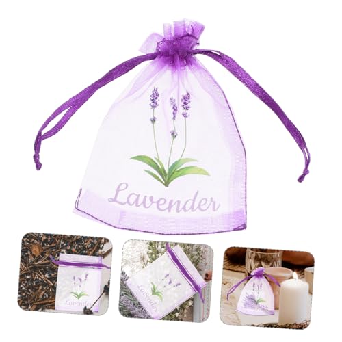 20 bolsas vacías con cordón para organizador de hogar miniatura 7