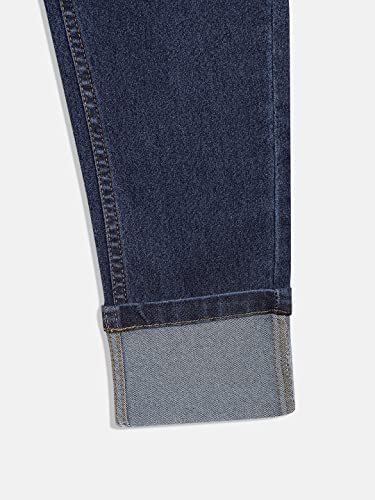 Image of Urbano Juniors Boys Mid Rise Slim Fit Washed Denim Jeans Stretch