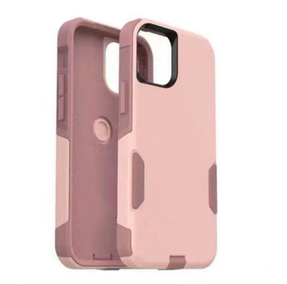 ONEIVAN Commuter Funda para teléfono para iPhone 11 12 13 14 Pro MAX Plus 13 12 Mini Funda con, Rosa, para iPhone13 Pro