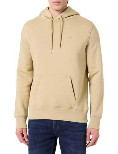 GANT REG Shield Hoodie, Woody Beige, S