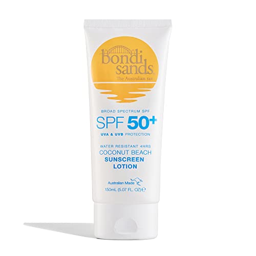 Spf50+ Water Resistant 4Hrs Coconut Beach Sunscreen Lotion 1 Cover