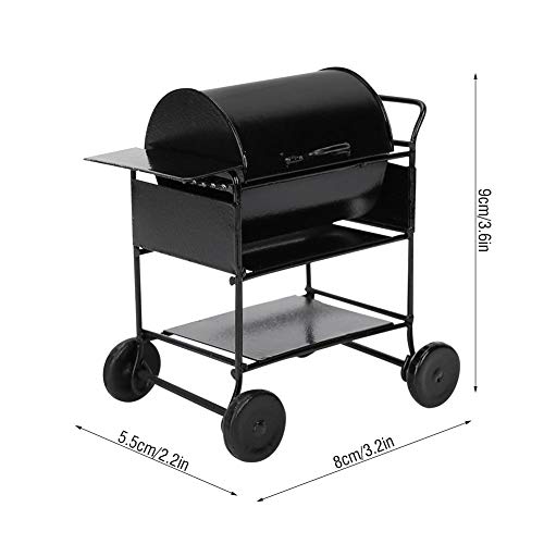 1:12 Minipuppenhaus BBQ Braten Zubehör Küche Simulation Ornament Dekor Spielzeug (BBQ Rack) – Bild 2