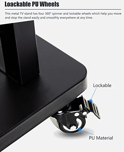 Soporte móvil universal para TV de 32 a 65 pulgadas miniatura 4