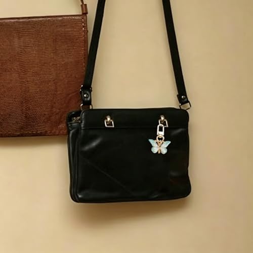 Image of 6 PCS Aesthetic Keychain, Cute Butterfly Bag Charms for Girls, Alloy Metal Key Chain Set with Six Pieces