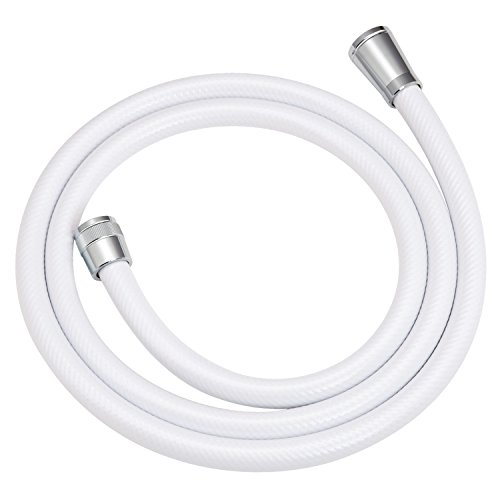 ガオナ これカモ シャワーホース 取替用 0.8m(アダプター付 ほとんどのメーカーに対応 ホワイト) GA-FK003