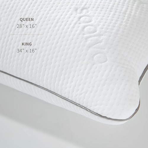 Saatva Graphite Memory Foam Pillow, Cooling Comfort & Contouring Support by Saatva - Used condition - Image 4