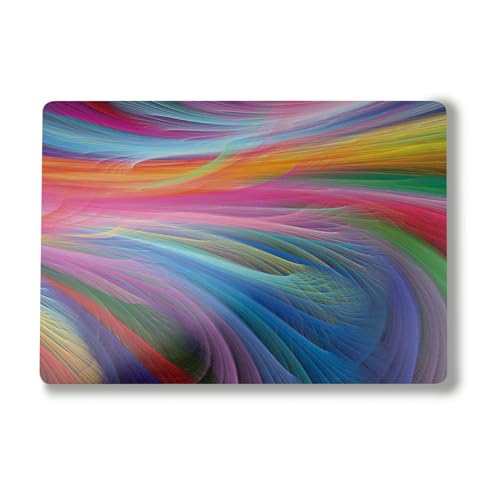 Laptop Skin Compatible with Surface Laptop 7 15" (2024) - Rainbow Waves - Premium 3M Vinyl Protective Wrap Decal Cover - Easy to Apply | Crafted in The USA by MightySkins
