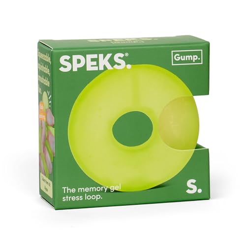 SPEKS Gump Loop | Algen | Ultraweiches Squishy Fidget Spielzeug für Erwachsene & Jugendliche | Handflächengröße Spaß Stressabbau & Schreibtischspielzeug | Quetschbare Memory Loop mit Gelfüllung