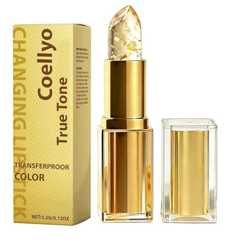Coellyo True Tone PH Adjusting Lipstick Clear lip stick That Changes Color Long-Lasting Hydration Lipstick without Stripping Suitable for All Skin Tones (1pcs)