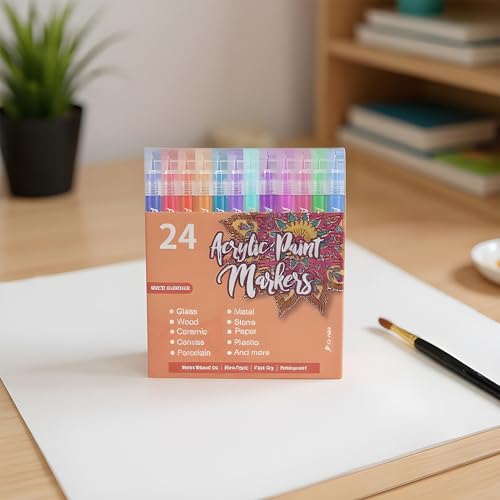 Stylos à ongles pointe fine pour dessin manucure sans bavure