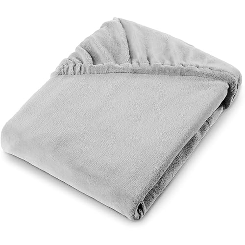 DALINA Textil - Sábana Bajera de Franela Cama 135 - Bajera Ajustable Colarina, Cálido y Sueva para Invierno, 135x195x30cm