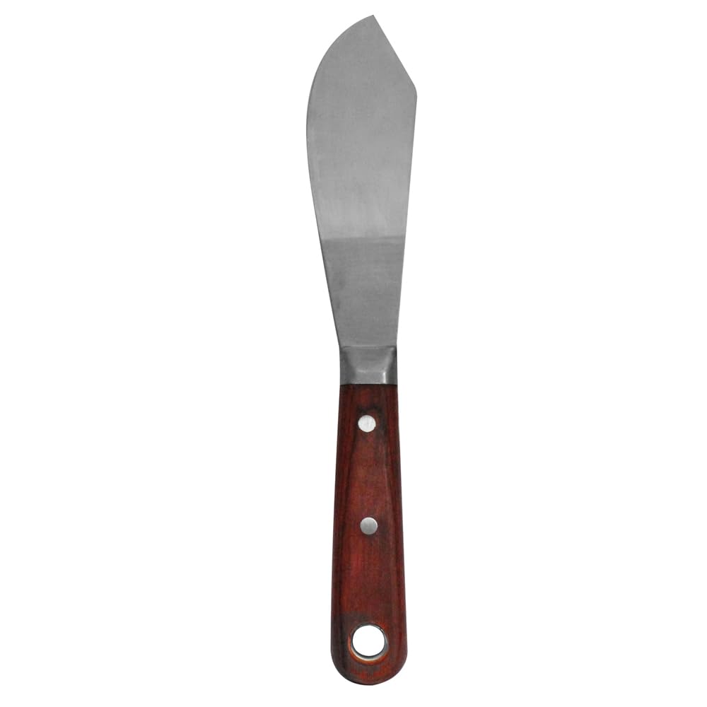 Dekton Putty Knife – High-Quality Stainless Steel Blade, Hollow Ground for Precision, Hardwood Handle, Full Tang Design, Ideal for Filling Cracks, Scraping Wallpaper, and Repairing Holes