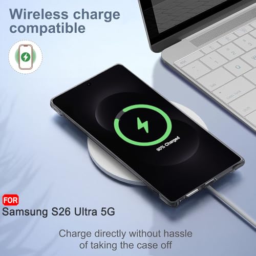 Image of TheGiftKart for Samsung S26 Ultra Case, Clear Soft Back Cover, Raised Bumps for Camera & Screen Protection, Shockproof 360 Degree Protection Galaxy S26 Ultra Back Cover (TPU, Transparent)