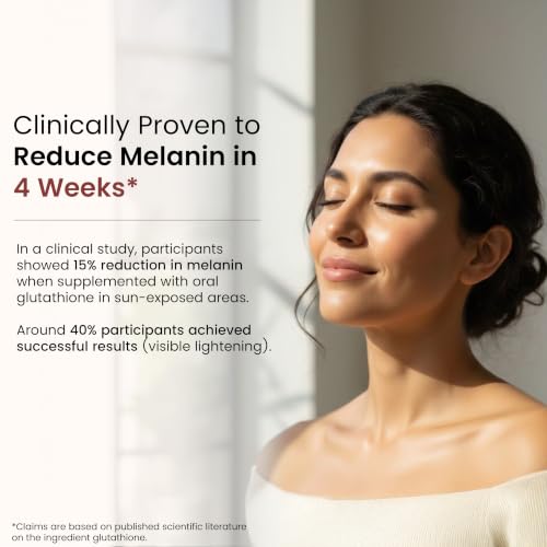 Image of Neuherbs Glutathione 600mg - 15 Effervescent Tablets For Healthy & Glowing Skin | L-Glutathione Tablet, Liposomal glutathione with resveratrol, Vitamin C & E For Skin Glow, Hydration & Anti Pigmentation | Orange Flavour