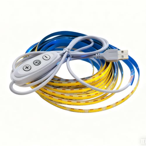 Cleiscry Tira LED USB 5 V 320 LEDs m regulable