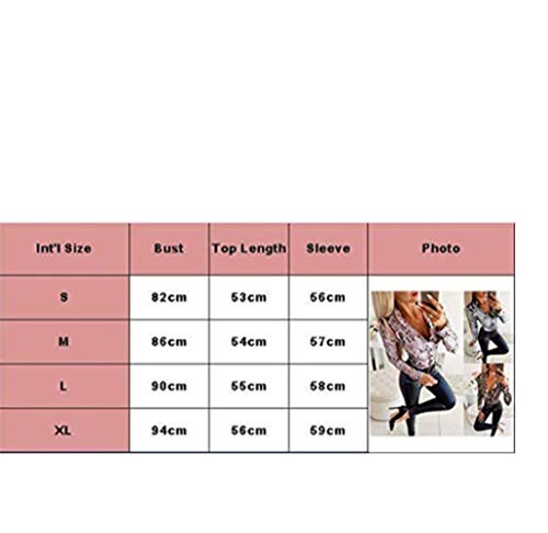 Geagodelia - Camicetta da donna, con scollo a V