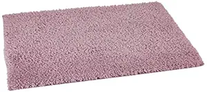 Amazon Brand - Solimo Premium Anti Slip Microfibre Bathmat 80Cm X 50Cm, Dusty Lilac, Large Rectangle