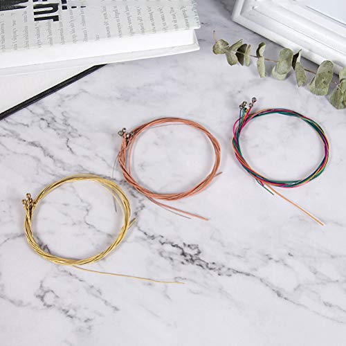 Cordes de Guitare, 18Pcs Corde de Rechange en Acier pour Guitare Folk Acoustique Électrique - Les Beatles, Paul McCartney, John Lennon, RIngo Starr, George Harrison Cordes de Guitare, 18Pcs Corde de Rechange en Acier pour Guitare Folk Acoustique Électrique – Image 8