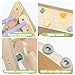 LOL-FUN Pikler Triangle Set Montessori Toddler Climbing Toys Indoor, Foldable Climbing Toys for 1 Year Old, Baby Climbing Gym Slide for Toddlers 1-3