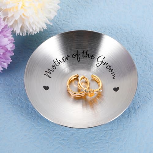 Mother of the Groom Gifts from Bride Groom, Mother of the Groom Wedding Gifts, Gifts for Mother of the Groom, 4\" Ring Holder Jewelry Tray, Mother of the Groom Christmas Anniversary Birthday Gifts - Thumbnail 6
