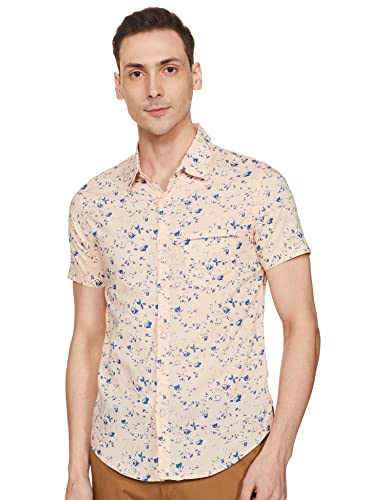Image of Spykar Men's Printed Slim Fit Shirt