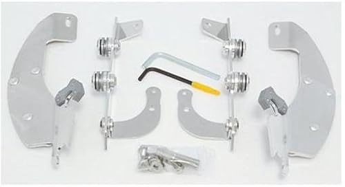 Memphis Shades - Kit de montaje de bloqueo de gatillo para carenado de murciélago y grasas / parabrisas delgado - pulido MEM8980