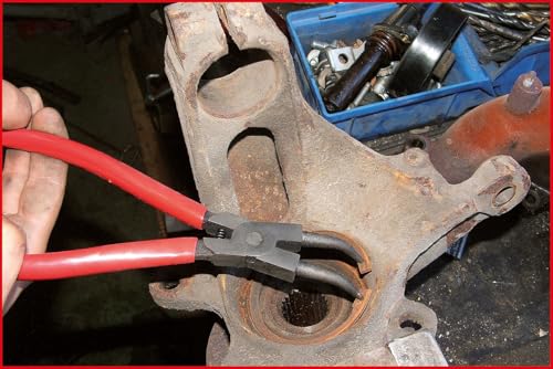 Pince à Circlip Intérieur KS TOOLS 500.1038 coudée à 45° de 240 mm