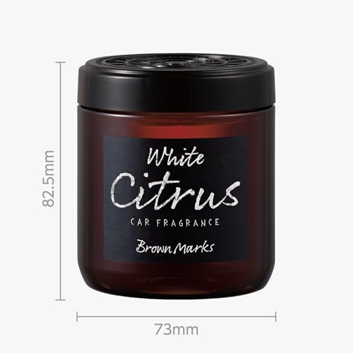 Image of CARALL Brown Marks Gel White Citrus Car Air Freshener (160 gms)