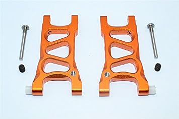 RC  HPI Sport 3 Flux Upgrade Parts Aluminium Rear Suspension Arm - 1Pr Set Orange