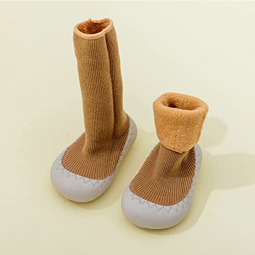 Toddler Girl Shoes,Infant Footwear Winter Shoes Soft Bottom Indoor Non Slip Warm Floor Socks Shoes Kids Shoes4