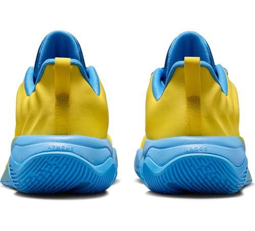 Nike Giannis Immortality 4 "Candy Funhouse Big Kids' Basketball Shoes (FZ6734-700, Lightning/University Blue/Hyper Pink)3