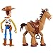 Mattel Disney Pixar's Toy Story 4 Woody and Buzz Lightyear 2-Character Pack, Movie-inspired Relative-Scale for Storytelling Play