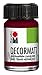 Produktbild Marabu 14010039034 - Decormatt Acryl Bordeaux 034, 15 ml, samtmatte Acrylfarbe auf Wasserbasis, cremig und farbintensiv, speichelfest, wetterfest, zum freien Malen und Schablonieren
