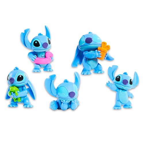 Classic Disney Disney Stitch Mini Figures 5 Pack - Lilo And Stitch Toy Bundle With 5 Stitch Cake Topper Figures Plus Stitch Stickers, Stitch Figures Stitch Figures Stitch Figures, Stitch Toys #TOP1