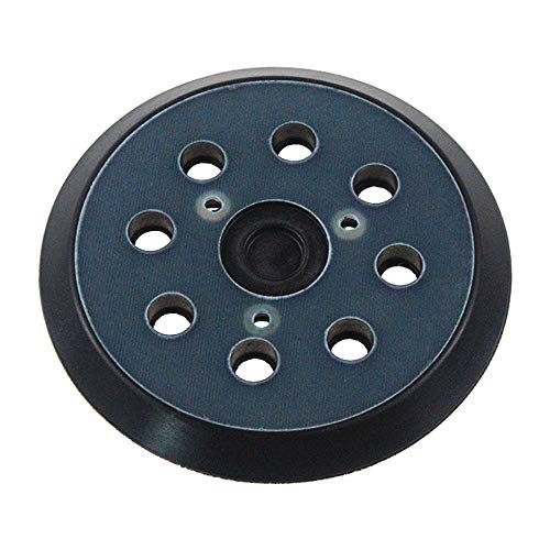 8 Orificios Almohadillas Repuesto de Lijadora, Lucywey 125mm Plato de Lija, Lijadoras Orbitales Aleatorias para Traje Makita BO5021/BO5030/BO5031/BO5040/BO5041K