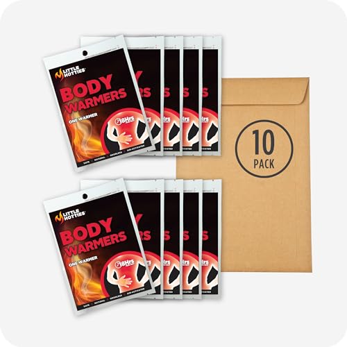 Little Hotties 10 Ct Body Warmers Bundle - Long-Lasting Heat Pads for Cold Weather Comfort