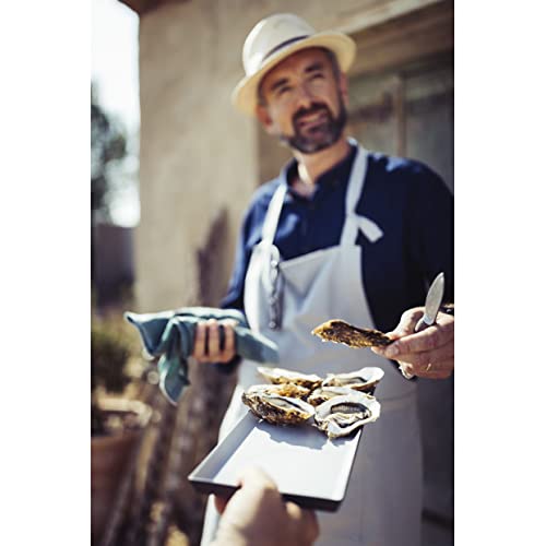 Revol – Plato para Servir (Equinoxe 32,5 x 15 x 1,8 cm, Porcelana, Pimienta, 32,5 x 15 x 1,8 cm