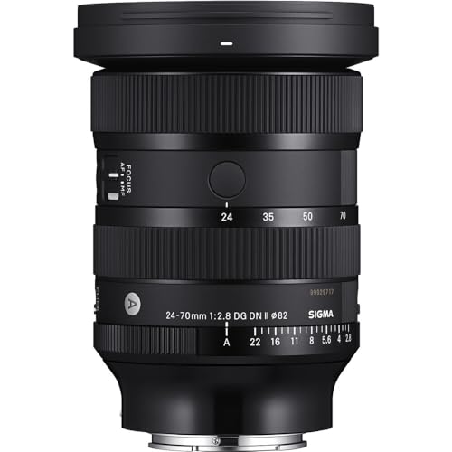 Image of Sigma 24-70mm f /2.8 DG DN II Art Lens Compatible with Sony E Bundled with Filter Set + Photo Starter Kit (11 Pieces) + Cleaning Cloth (4 Items)