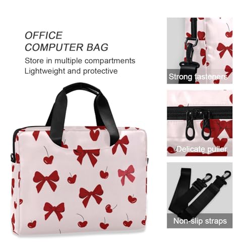 Funda para Laptop 15.6 pulgadas con Asa y Correa Roja miniatura 6