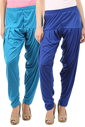 Image of Buy That Trendz Patiala Salwar for Women Viscose Patiala Pant Combo